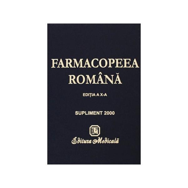 Farmacopeea romana editia a X-a supliment 2004