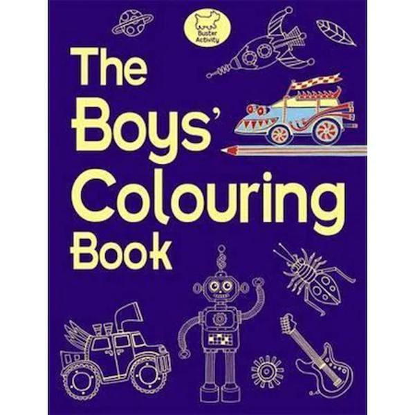 Planes trains and automobiles - plus the odd alien spacecraft make this the ideal colouring book for creative boys Packed with fantastic drawings to colour The Boys Colouring Book will keep bored boys occupied on many a rainy day  