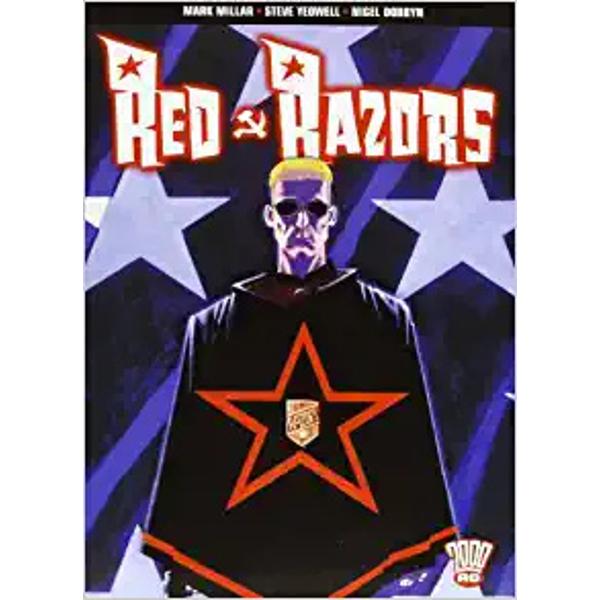RED RAZORS presents some of popular comic-book Writer Mark Millars early work from Britans 2000 AD comic Set in the world of JUDGE DREDD Millar introduces us to Judge Razors a Judge in Sov-Block Two As part of Sov-Block Twos Judge program dangerous offenders are caught subjected to Brain surgery to erase their criminal tendencies and made into Judges Following Mega-City Ones model Judges are basically Police Officers empowered to be Cop Judge Jury and often 