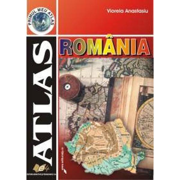 Lucrarea Atlas Romania a inaugurat colectia Primul meu atlas si a avut un succes deosebit pe piata de carte scolara&131; Atlasul este structurat in concordanta&131; cu manualele de geografie a Romaniei din ciclurile primar si gimnazial Cuprinde ha&131;rti tematice fise cu texte si ilustratii color atractive Conceptia grafica&131; si tiparul sunt de exceptie Atlasul este avizat de MEC