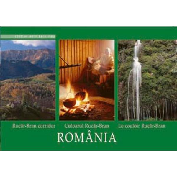 Intre Bran si Rucar se intinde cale de doar 225 km un spatiu de poveste cu asezari rustice pitite de-a lungul unui culoar depresionar strajuit pe de o parte de Muntii Piatra Craiului iar de cealalta parte de Muntii Bucegi Satele Cheia Magura Drumul Carului Pestera Fundata Fundatica Sirnea Ciocanul Podu Dambovitei Dambovicioara au inceput sa concureze serios statiuni montane renumite Specificul acestor locuri e dat de faptul ca si-au pastrat intacta civilizatia rurala in 