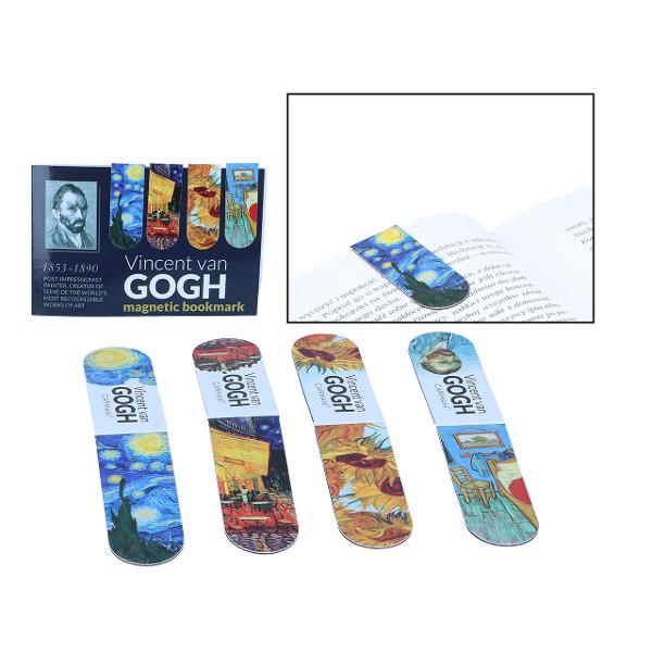 Set 4 bucati Semn carte Van Gogh 20x54mm 0134120