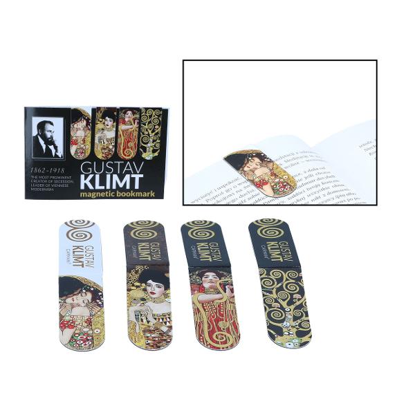 Set 4 bucati Semn carte Klimt 20x54mm 0134100