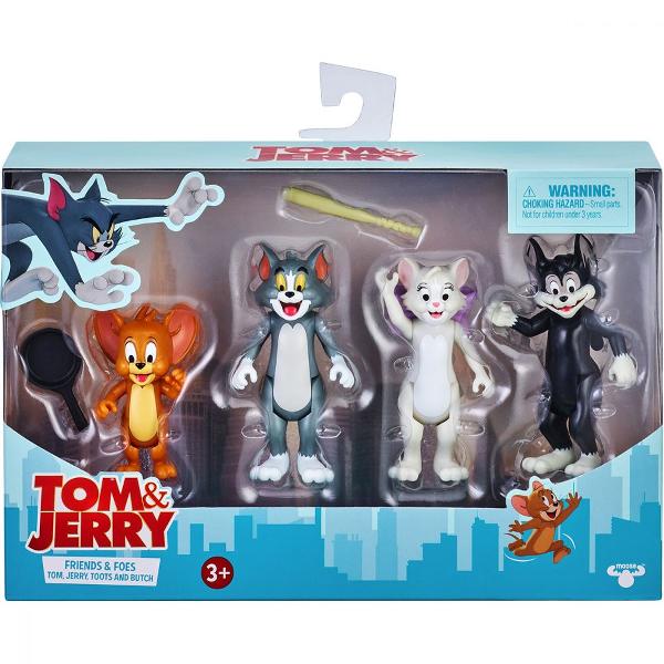 "Set 4 figurine Tom and Jerry, Friends and Foes, S1 14458" Libraria CLB