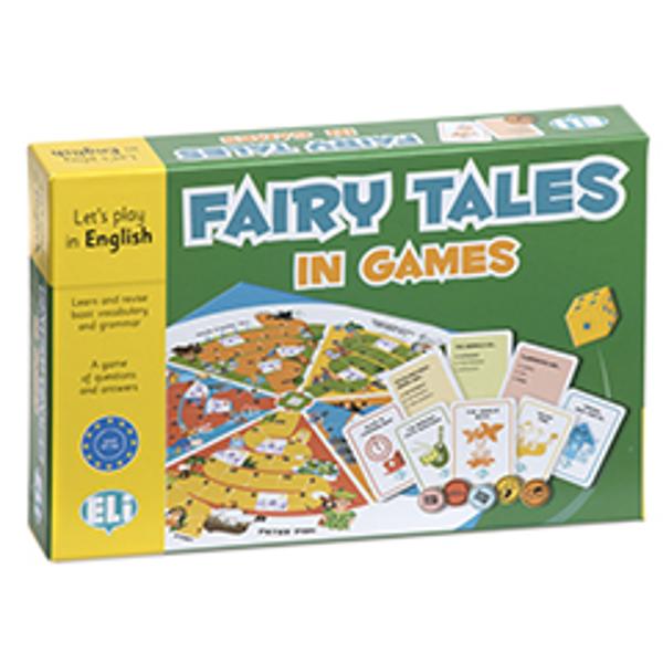 WHAT IS ITFairy Tales in Games is an educational and fun game which combines the telling of five traditional fairy tales with learning basic English vocabulary and grammar LANGUAGE AIMSThe game allows students to memorise the wonderful and engaging contents of the selected fairy tales and to learn or revise the vocabulary and grammar elements included in each fairy tale Peter Pan Alice in 