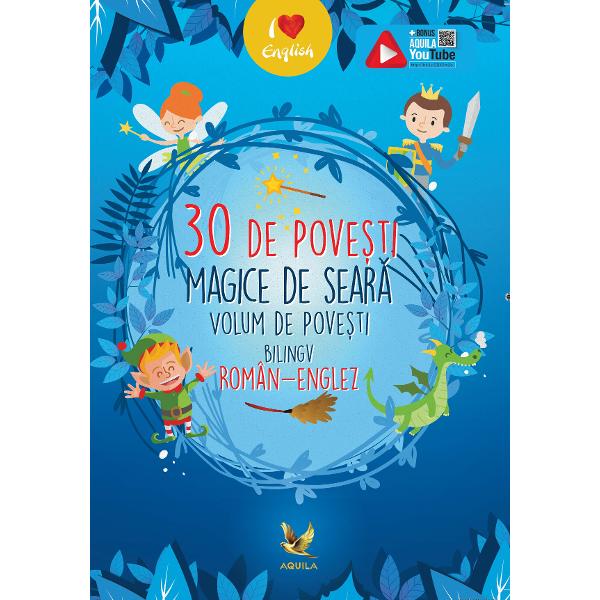 Un minunat volum de povesti bilingv roman-englez care ii introduce pe copii in lumea povestilor dar ii ajuta si la aprofundarea limbii engleze