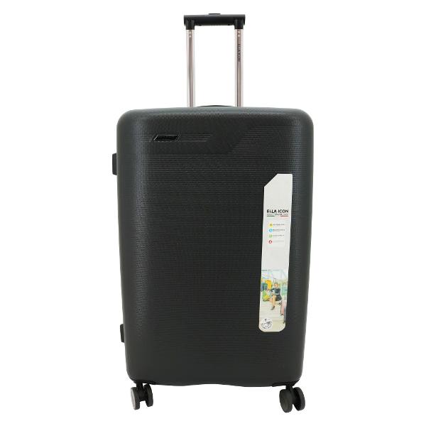 TROLER FLY NEGRU 77x51x30 cm-1437Troler ABS cu structura rezistenta si design inovator4 roti duble spiner asigura o mobilitate marita la transportSistem de inchidere cu cifruManer superior si maner lateral pentru o mai usoara manevrareSistem telescopic din aluminiu cu trei trepte de fixarePicioruse de sustinere in lateralUn buzunar din plasa inchis cu fermoar doua buzunare cu elastic in mijloc buzunar cu fermoarCaptusit la interior benzi 