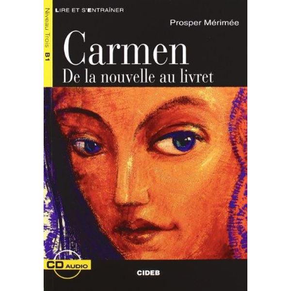 A story of love and death which retells the tragic relationship between a gypsy Carmen and a soldier Brigadier Don José which turns Carmen into a smuggler outlaw and murderer This story was the inspiration for the famous opera by Georges Bizet and a ballet by Roland Petit
