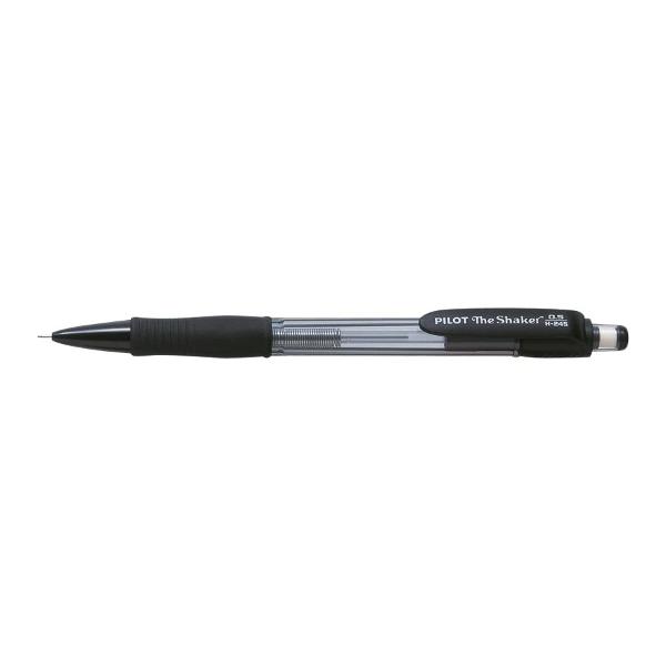 Creionul este prevazut si cu sistemul clasic de apasare a butonului superiorRadiera si gripul sunt elemente ce nu putea lipsi de un astfel de creion mecanic alaturi de clipsul de prindere din plasticUtilizeaza mine de 05 mm
