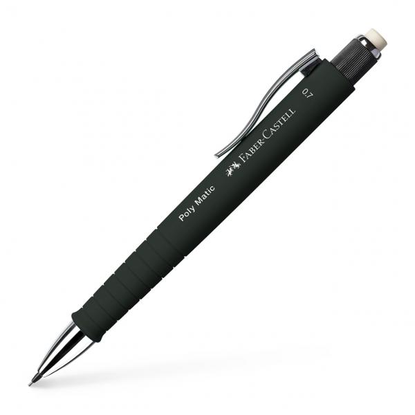 Creion mecanic cu suprafata moale la atingere si forma ergonomica triunghiulara pentru un confort ridicat in timpul scrieriiGuma de stersMina de 07 mmDiverse culori
