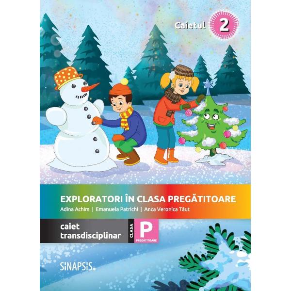 Caietul transdisciplinar pentru clasa preg&259;titoare reprezint&259; un instrument de înv&259;&539;are care ofer&259; contexte multiple &537;i variate pentru formarea competen&539;elor specifice nivelului de vârst&259; conform programelor &537;colare în vigoareEste al doilea caiet dintr-un set de trei caiete cu con&539;inut ce se desf&259;&537;oar&259; unul în continuarea celuilalt &537;i cuprinde patru unit&259;&539;i dintr-un total de 