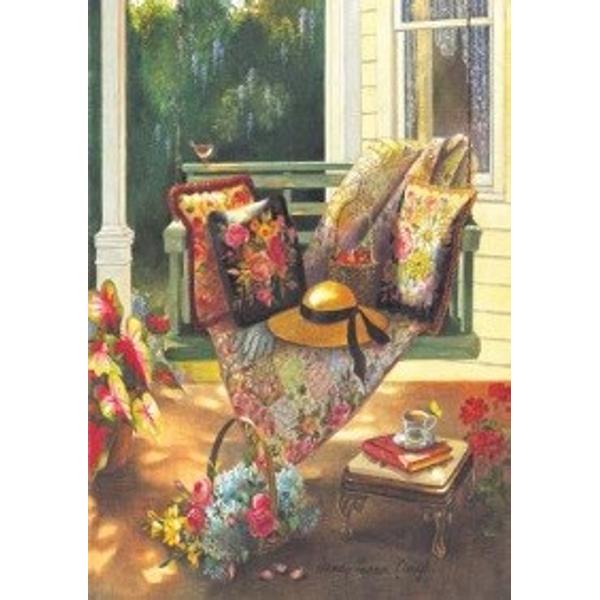 Puzzle 1000 piese - din lemn Summer Shade-SANDY LYNAM CLOUGH1000 pieseMaterial LemnTematica Arta
