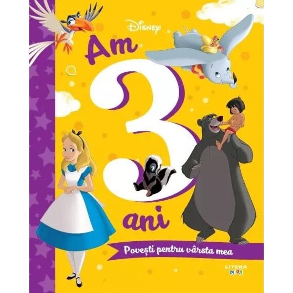 Înso&539;e&537;te-i pe Bambi Dumbo Mowgli &537;i al&539;i prieteni îndr&259;gi&539;i din universul Disney în aceast&259; carte minunat&259; cu cinci pove&537;ti potrivit&259; pentru copiii mici Cei mici vor urm&259;ri paginile frumos ilustrate în timp ce p&259;rin&539;ii le citesc aventurile personajelor lor preferate