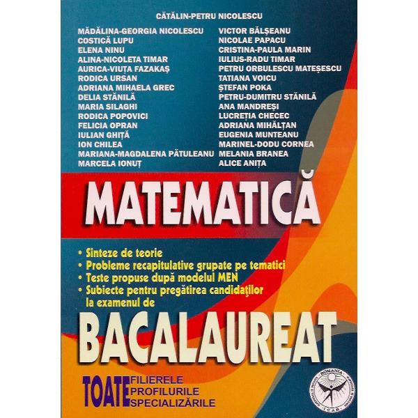 Matematica bacalaureat 2013