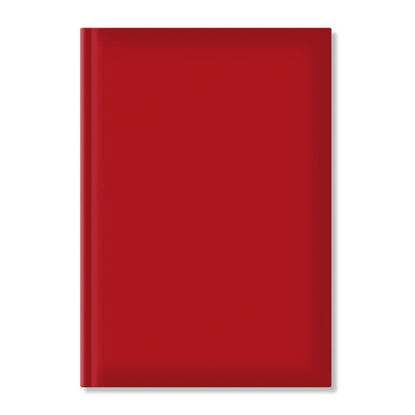 Agenda nedatata A5 hartie offset alb coperta rosie EJ221302