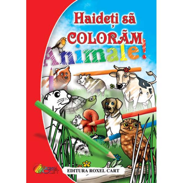 Haideti sa coloram - AnimaleIlustrator  Nicoleta IonescuFormat  A 4 Numar pagini  64 An aparitie  2011 Editura  Roxel Cart