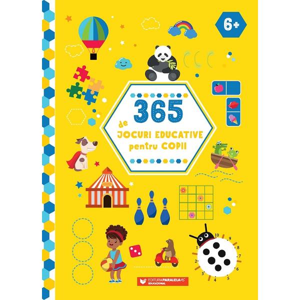 365 de jocuri educative pentru copii&160;iste&539;i &537;i curio&537;i Un an &238;ntreg de sudoku puzzle-uri labirinturi &537;i multe alte jocuri captivante &537;i distractive C&226;te o activitate de rezolvat cu pl&259;cere &238;n fiecare zi Distrac&539;ie pl&259;cut&259;