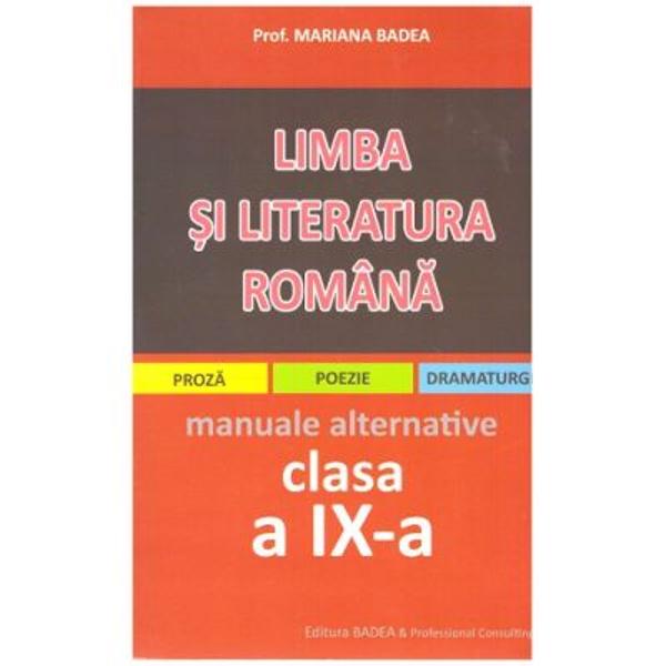 Limba si literatura romana clasa a IX-a