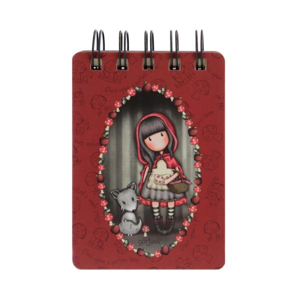 Carnetel cu spira Gorjuss Little Red Riding Hood - cel mai dragalas mod pentru a-ti scrie notitele in graba