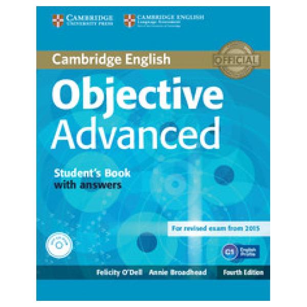 Product description Fourth edition of the best-selling Cambridge English Advanced CAE course updated to prepare for the 2015 revised exam The Students Book with answers contains fresh updated texts and artwork that provide solid language development lively class discussion and training in exam skills The 25 topic-based units include examples from the Cambridge English 