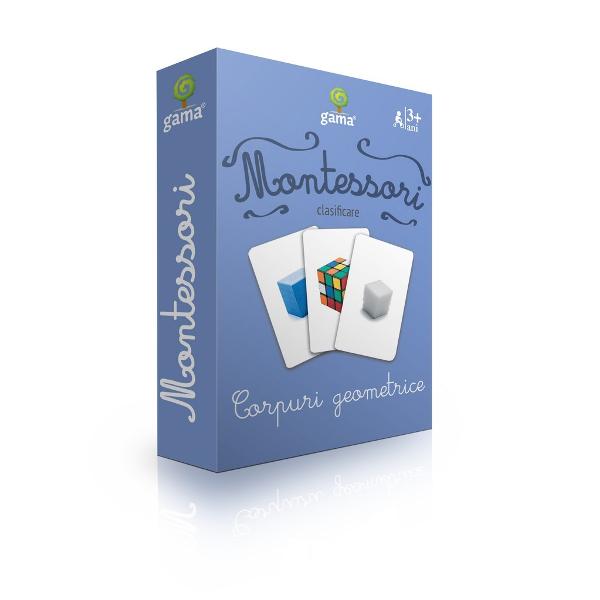 Corpuri geometrice Carti de joc educative Montessori Seria 4