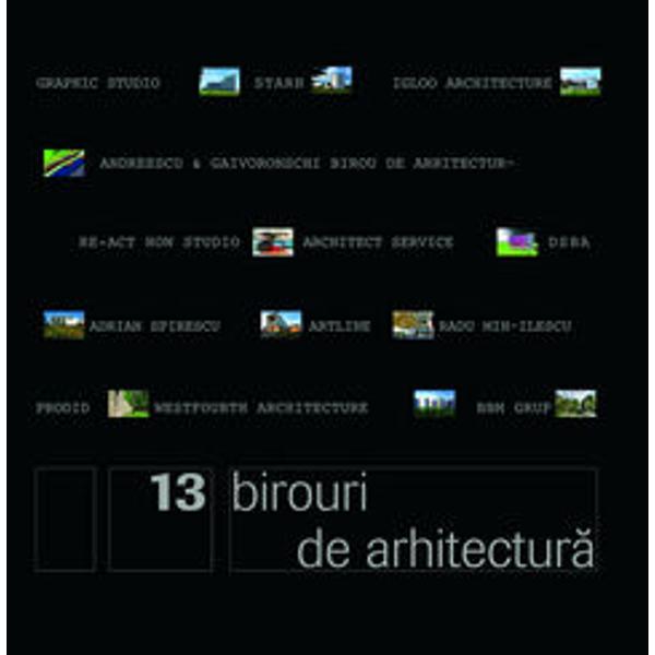 Dup&259; o incursiune în arhitectura contemporan&259; interna&539;ional&259; igloo revine pe plan local încheind un ciclu editorial aniversar cu ocazia împlinirii a 7 ani de existen&539;&259; prin prezentarea a 13 dintre cele mai importante birouri de arhitectur&259; din România Prezentarea proiectelor este înso&539;it&259; de interviuri cea mai potrivit&259; form&259; pentru a prezenta universul credin&539;ele modul 