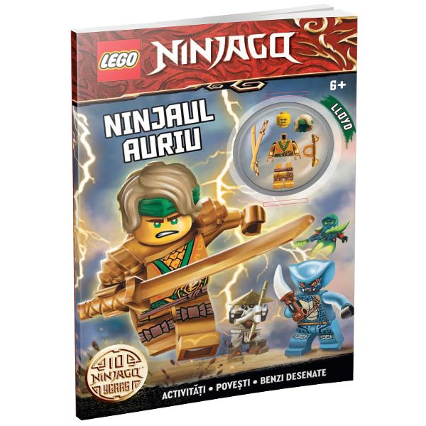 Lupt&259;torii ninja ap&259;r&259; t&259;râmul Ninjago de peste zece ani Începând de la primele zile de antrenament stângaci &537;i pân&259; la atingerea poten&539;ialului lor ninja au multe de s&259;rb&259;torit Ia &537;i tu parte la s&259;rb&259;toarea lor rezolvând activit&259;&539;ile puzzle-urile &537;i labirinturile din aceast&259; carteAsambleaz&259; minifigurina LEGO® Lloyd în costum de ninja auriu &537;i 