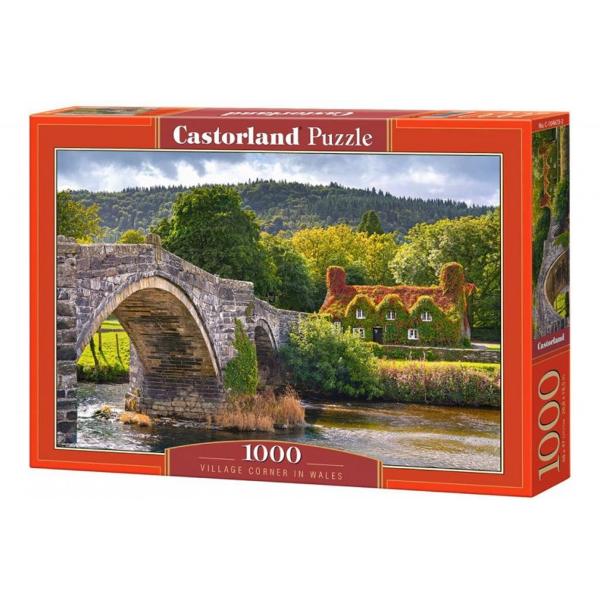 Puzzle cu 1000 de piese Castorlland Village corner in wales 104673