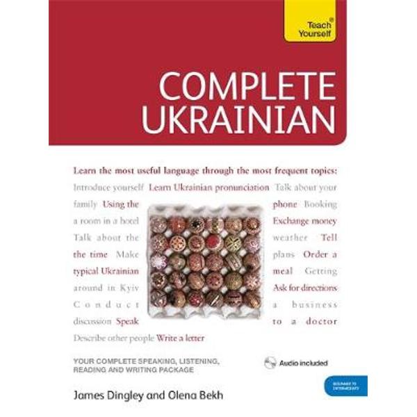 Discover a new and effective way to learn Ukrainian With 18 units covering the four key skills of reading writing speaking and listening this best-selling course comprises a book and online audioAre you looking for a complete course in Ukrainian which takes you effortlessly from beginner to confident speaker Whether you are starting from scratch or are just out of practice Complete Ukrainian will guarantee successNow fully updated to make your language 