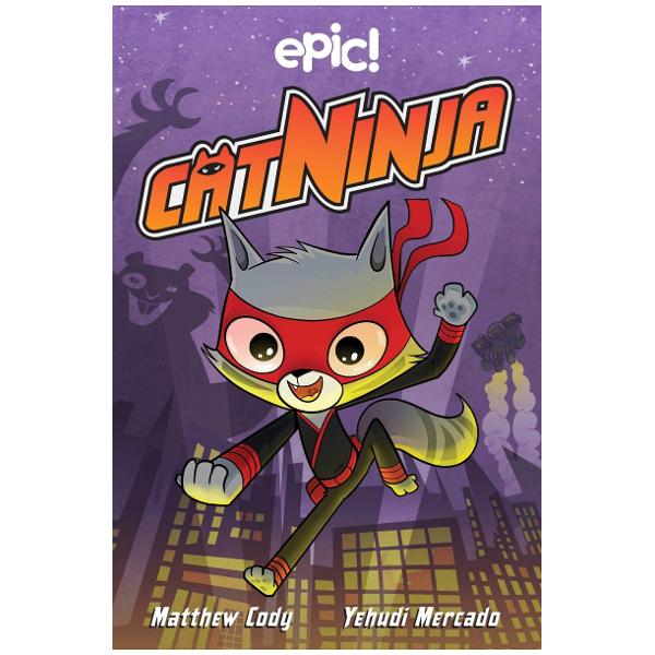 Beware villains Cat Ninja may appear to be nothing more than a silly internet meme But he is evils greatest enemy and the silent master of Kat Fu and carpet scratching From Epic Originals Cat Ninja is a hilarious graphic novel series about a lovable cat with a heroic alter-egoRaised from a kitten by a kindly old ninja master Claude now spends his days as the pampered house cat of an eleven-year-old boy But when trouble arises Claude dons his mask and springs into 