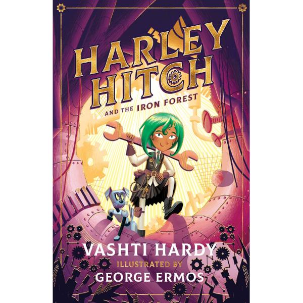 A highly illustrated fiction series about a determined young inventor from award-winning author Vashti Hardy A joyful mash-up of robots conservationism and school story - The Guardian Join Harley her robot dog Sprocket and best friend Cosmo for problem-solving adventures and mysteries in Inventia a world where science rules and technology grows in the forest; and where exploding science projects giant slugs and runaway robots are all part of a normal school dayThe Iron 