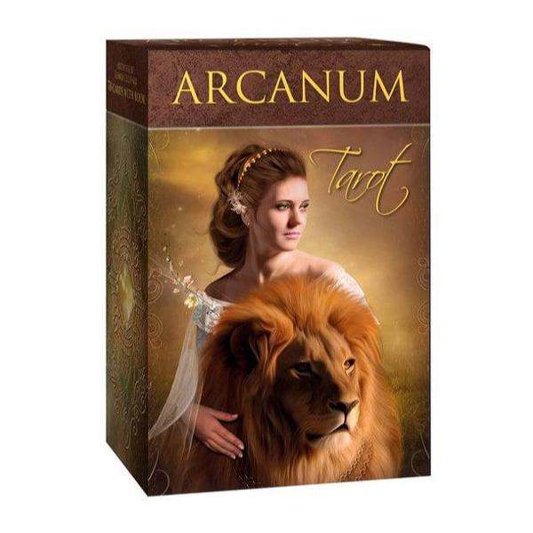 The Arcanum Tarot is the new masterpiece from the same author of the Thelema Tarot The timeless art paves an intuitive journey to an enchanted realm where modernity and fantasy blend together It is a dimension of dreams and also a dimension of magic a symbolic landscape created by the Tarot archetypes The deck will be released in a boxed edition similar to that of the Thelema Tarot 78 full col cards & instructions