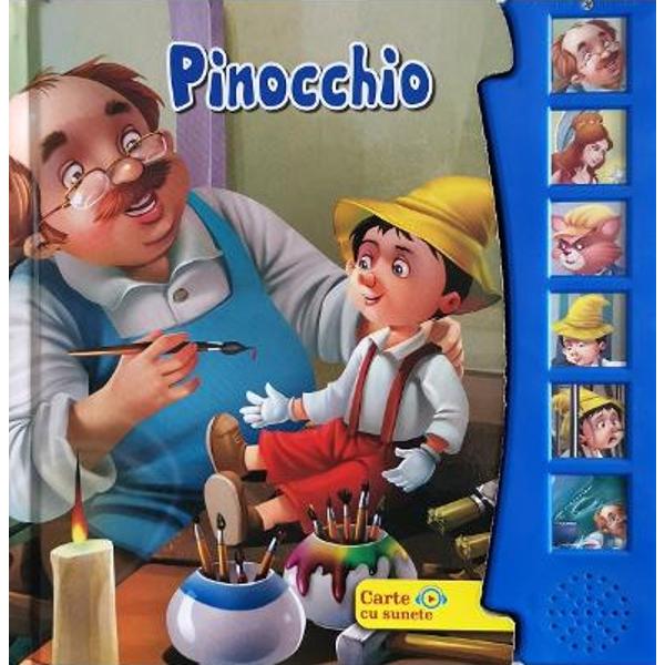 Colectia cuprinde povesti favorite ale copiilor Cartea de fata ne aduce frumoasa poveste a lui Pinocchio gandita pentru cei mai mici dintre cititorii nostri Aceasta veche poveste pastreaza inca bogatia mesajului transmis prin negura timpului Cinstea si responsabilitatea inainte de toate Contine trei baterii AG3 de 15V