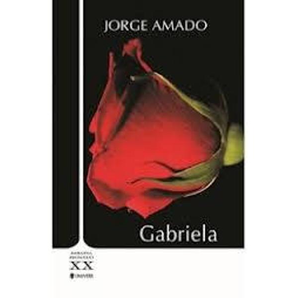 Publicat in 1958 Gabriela este considerat prima capodopera&131; a lui Jorge Amado Romanul poate fi citit ca o poveste de dragoste neobisnuita&131; intre doua&131; personaje venind din lumi foarte diferite Nacid Saab proprietarul bogat de origine siriana&131; al unui bar din Ilheus si Gabriela o tana&131;ra&131; mulatra&131; in firea ca&131;reia se contopesc senzualitatea simplitatea si inocenta Dar nu este singura lectura&131; a romanului constituit ca o fresca&131; a 