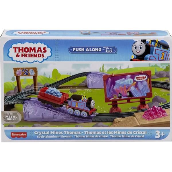 Set de joaca cu locomotiva si accesorii Thomas si prietenii sai MTHGY82
