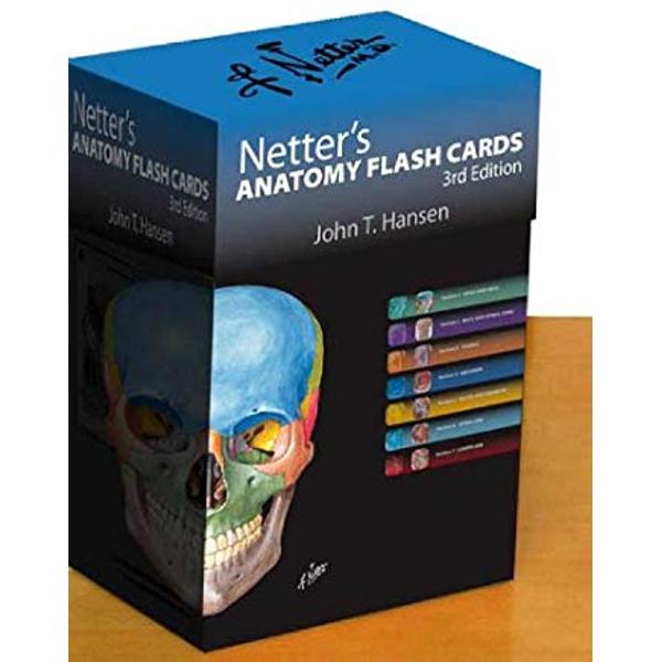 Netters Anatomy Flash Cards are the most convenient and portable way to review anatomy on the fly This 3rd Edition contains full-color illustrations from Netters Atlas of Human Anatomy 5th Edition paired with concise text identifying those structures and reviewing relevant anatomical information and clinical correlations Online access at studentconsultcom lets you review anatomy from any computer plus additional bonus cards and over 300 multiple-choice questions Netter Its how you 