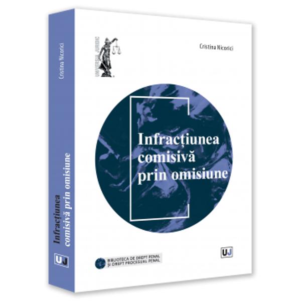  Conduita omisiva a constituit pentru o lunga perioada de timp o anomalie a dreptului penal Evident ca omul atunci cand indepline&537;te o anumita ac&539;iune omite sa realizeze o infinitate de alte ac&539;iuni De ce ar fi util ca dreptul penal sa intervina pentru a sanc&539;iona aceste omisiuni Cum s-ar putea discerne care dintre omisiuni sunt relevante penal Care sunt limitele de raspundere in acest caz Cum ar trebui reglementate astfel de 