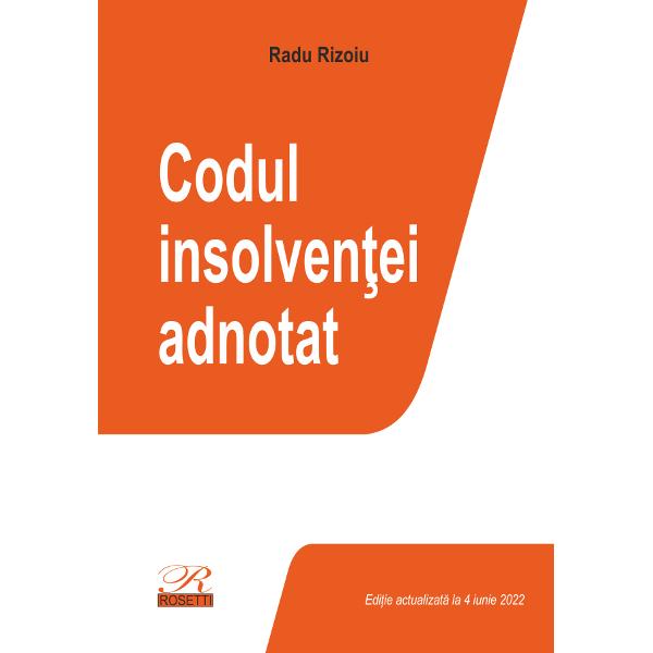 Codul insolventei adnotat editia 2022