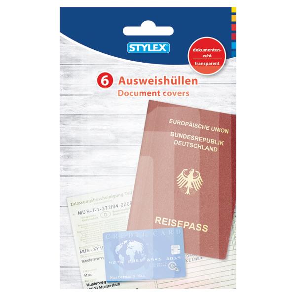 Set cu 6 etui pentru documente Stylex 42695