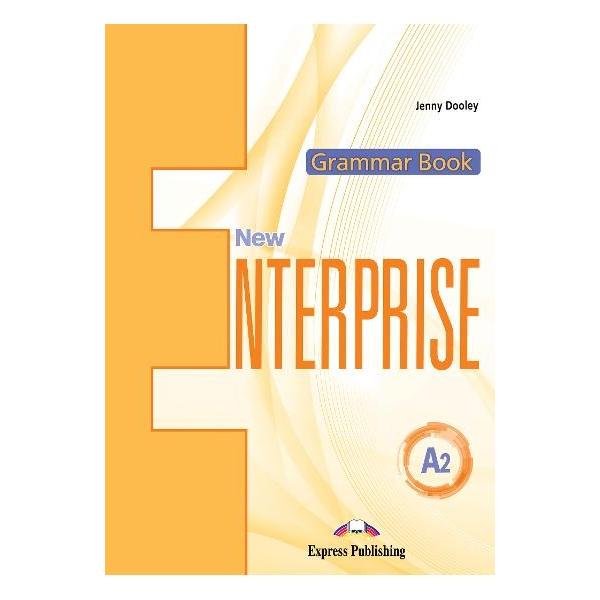 DENUMIRE NEW ENTERPRISE A2GRAMATICA CU DIGIBOOK APPISBN 978-1-4715-6979-1 New Enterprise is a course for young adult and adult learners of English at CEFR Levels A1 - B2 The series maintains and enriches the original approach adding a variety of new features to meet the demands of todays adultsKey Features12 theme-based unitsVariety of reading texts accompanied by videos related to 