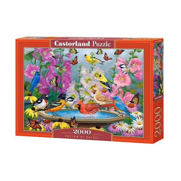 Puzzle de 2000 de piese cu Rhythm of Nature Cutia are dimensiunile de 35×265×5 cm iar puzzle-ul are 92×68 cm Recomandat celor cu vârste de peste 9 ani