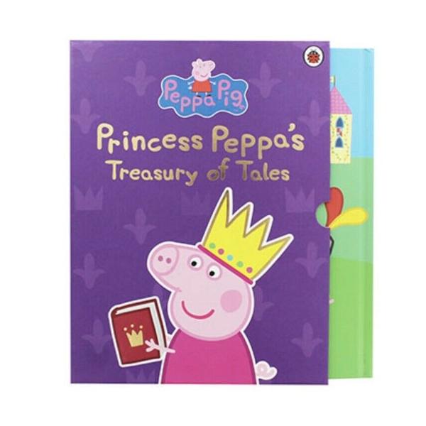 In this brilliant treasury you can read all of Princess Peppas Eight favourite tales With eight exciting Peppa Pig stories to enjoyStories ContainsPeppa Meets The QueenNature TrailDaddy Pigs Old ChairRecycling FunSchool Bus TripSports DayPeppa Goes SwimmingTiny Creatures