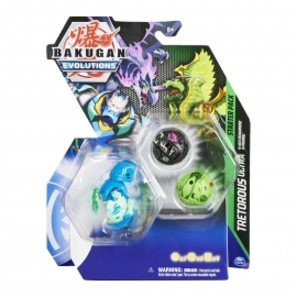 Pachetul de pornire Bakugan are tot de ce ai nevoie pentru a intra in actiune Adauga la colectia ta doi Bakugan epici din Bakugan Evolutions un puternic Bakugan Ultra sase BakuCores puternici si carti de colectie cu personaje toate incluse Rostogoleste-ti Bakugan-ul peste BakuCorele incluse pentru a deschide Baku-Actiune sau alege Bakugan Ultra pentru a dezlantui o transformare deschisa cu un salt epic În plus foloseste cardul Gate inclus pentru si mai multe moduri de a juca si 