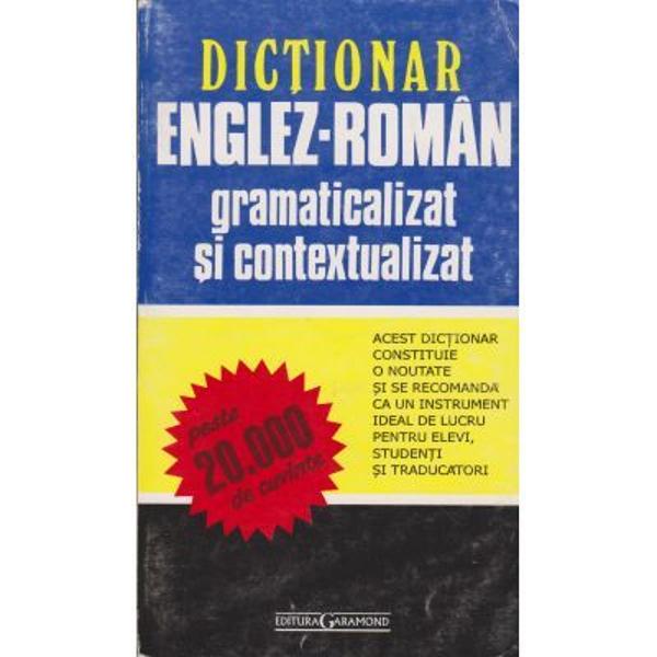 Dictionar englez - roman gramaticularizat - Garamond