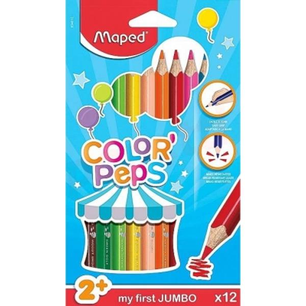 Creioane maxi din lemn l&259;cuit în culoarea minei de form&259; triunghiular&259; culori str&259;lucitoareFiecare culoare are numele scris pe creion mîn&259; este moale &537;i rezisten&539;&259; în acela&537;i timpAcoper&259; u&537;or suprafe&539;e mari &537;i sunt u&537;or de folosit de copii