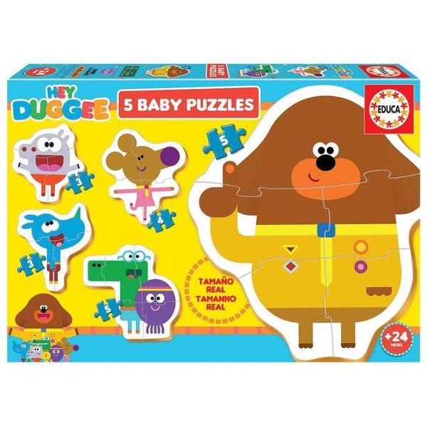 5 puzzle-uri Baby Hey Duggee pentru copii cu varste de peste 2 ani