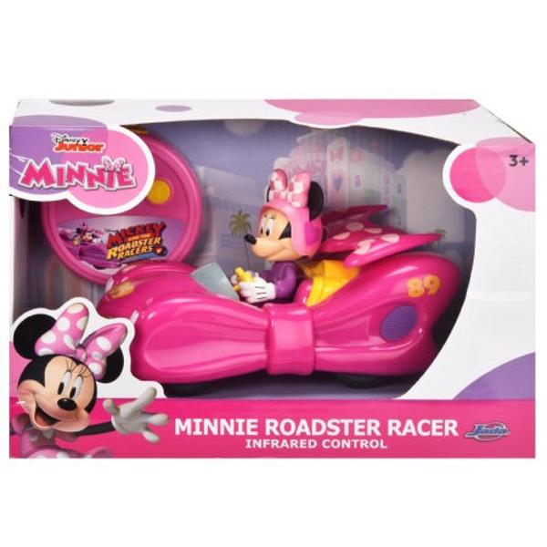 Masinuta cu telecomanda RC Minnie Roadster 19 cmInclude figurina Minnie  Mouse