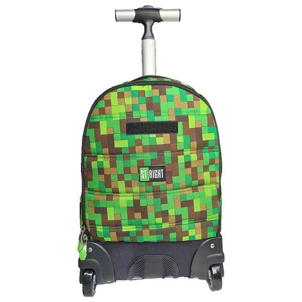 GHIOZDAN CU ROTI MAJEWSKI STRIGHT MJ101358 MULTICOLORSpecificatii4 buzunare;2 buzunare laterale din plasa elastica;buzunar interior pentru laptop si tableta;Organizator intern cu suport pentru prindere chei;Dimensiuni 44 x 32 x 25 cm  Inaltime x latime x adancime;Greutate 1950 g;Capacitate 26 litriCaracterisitici si 