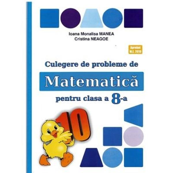 Culegere de probleme de matematica pentru clasa a VIII a editia 2023 Puisor