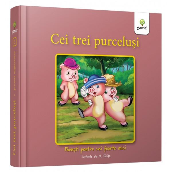 Pentru o lectur&259; magic&259; o carte numai bun&259; înainte de culcare Varianta prescurtat&259; a celebrei pove&537;ti engleze&537;ti cu Cei trei purcelu&537;i Nif-Nif Naf-Naf &537;i Nuf-Nuf într-o variant&259; complet cartonat&259; perfect&259; pentru cei mai mici cititoriFormatul mic este potrivit &537;i pentru bebe